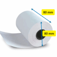papírszalag 80mm x 80mm